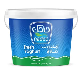 نادك زبادي طازج كامل الدسم 2كجم
