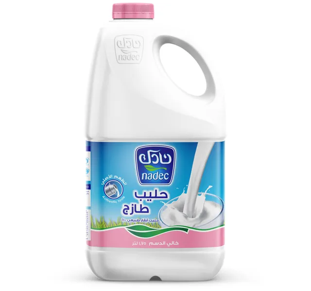نادك حليب طازج خالي الدسم 1.75 لتر