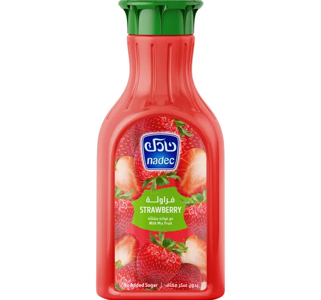 Nadec No Added Sugar Strawberry With Mix Fruit Juice 1 3 Litres