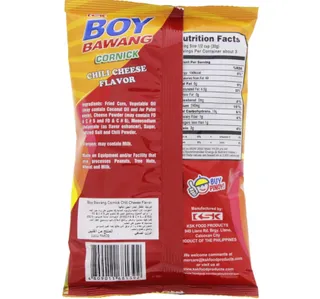 Ksk Boy Bawang Chili Cheese Flavor Cornick 80 G