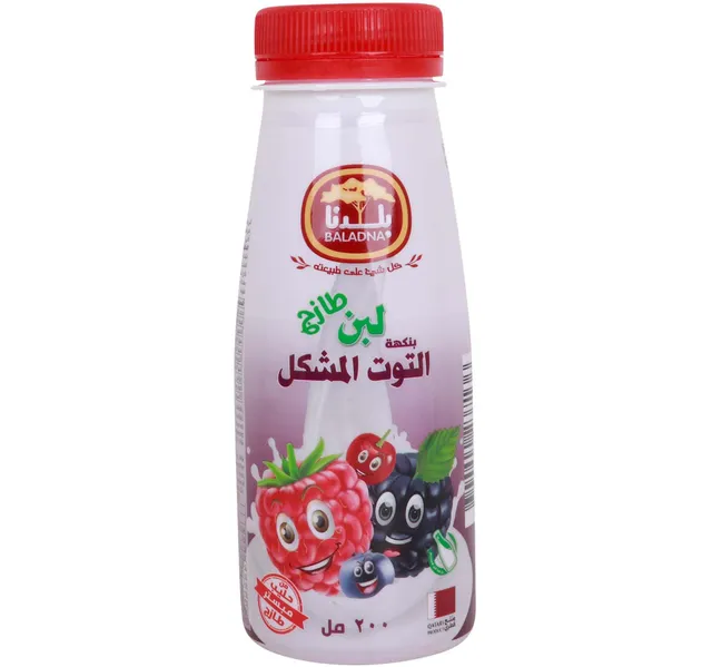 Baladna Fresh Laban Mixed Berry Flavored 200 ml