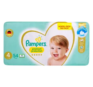 Pampers Premium Protection Diaper Size 4 (9-14 kg) 54 pcs