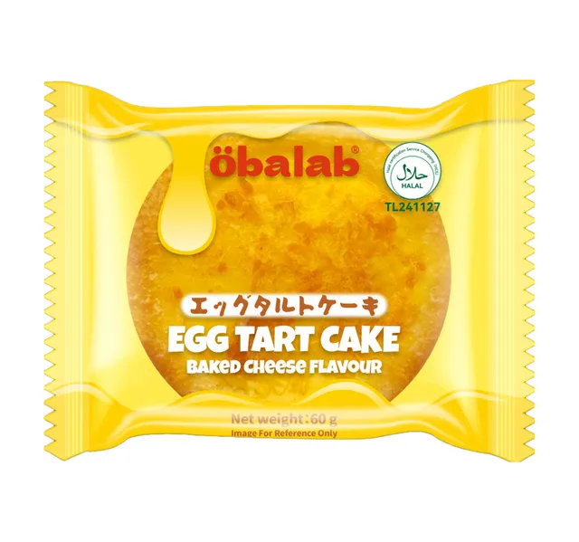 Obalab Baked Cheese Flavour Egg Tart Cake 60 G