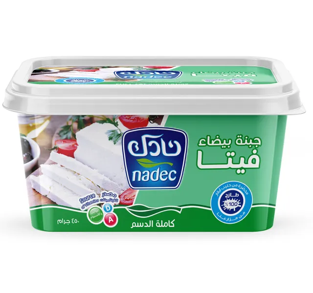 نادك جبنة فيتا بيضاء كاملة الدسم 450 جم