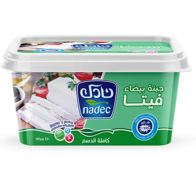 نادك جبنة فيتا بيضاء كاملة الدسم 450 جم