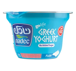 Nadec Go Life Low Fat Plain Greek Yoghurt 160 G
