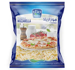 نادك جبنة موزاريلا مبشورة 200 جم