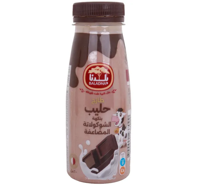 Baladna Fresh Double Chocolate Flavored Milk 200 Ml