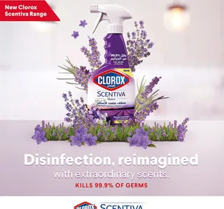 Clorox Scentiva Multi Surface Spray Cleaner Tuscan Lavender Bleach Free 500 Ml