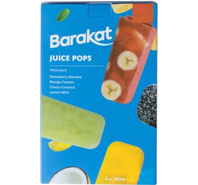 Barakat Multi Pack Juice Pop 4 x 80 ml