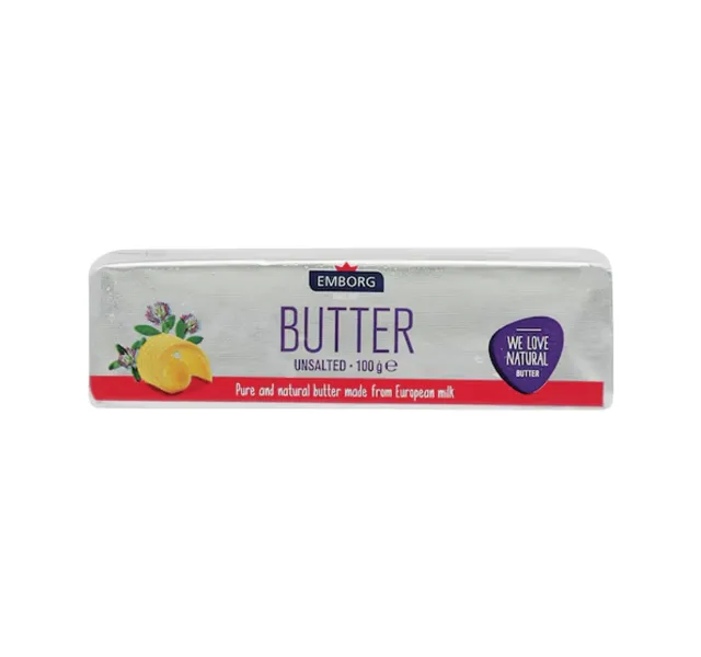 Emborg Butter Unsalted 100 G