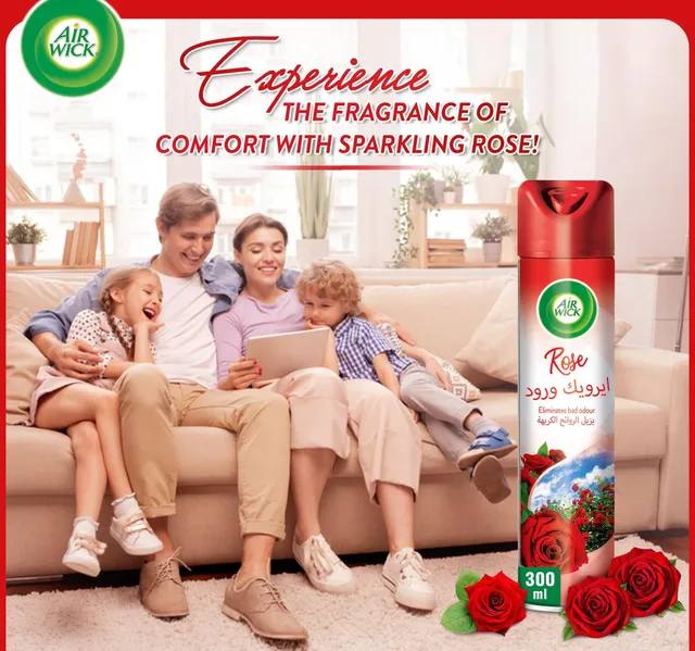 Air Wick Air Freshener Rose Scent 300 Ml