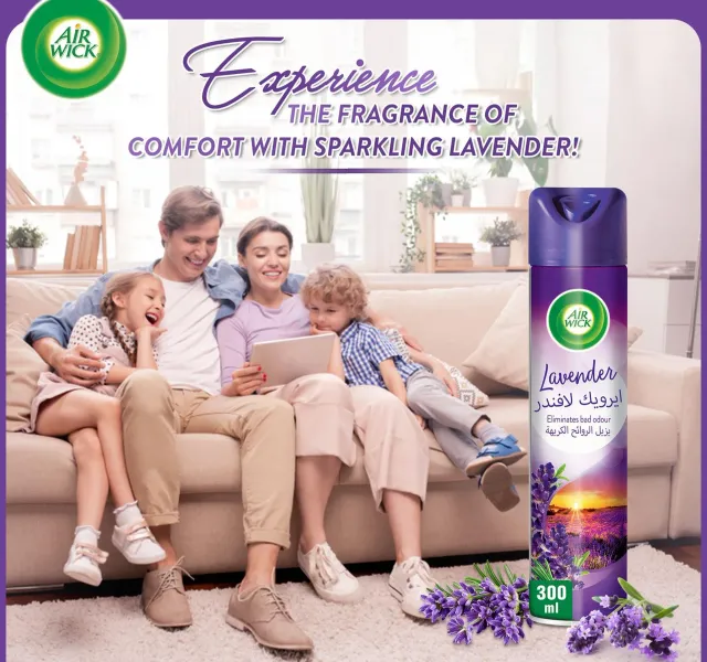 Air Wick Lavender Scent Air Freshener 3x300ml
