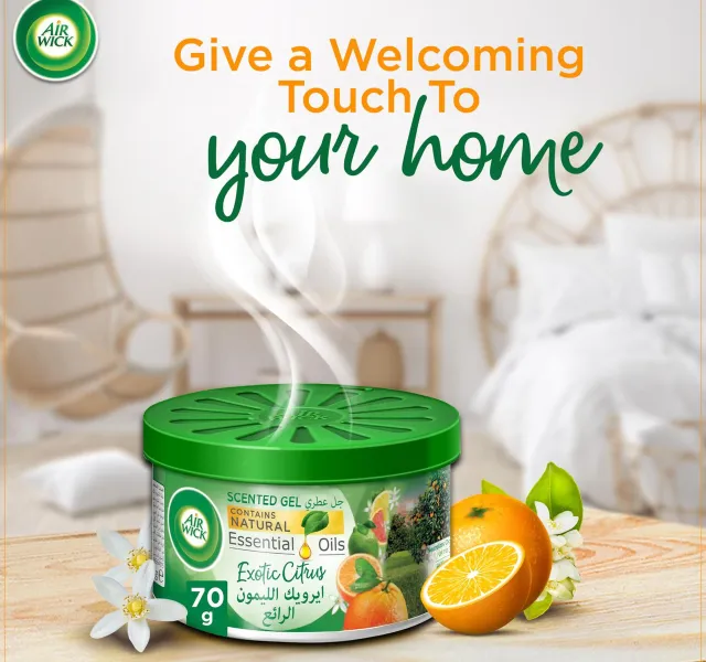 Air Wick Air Freshener Scented Gel Citrus Scent