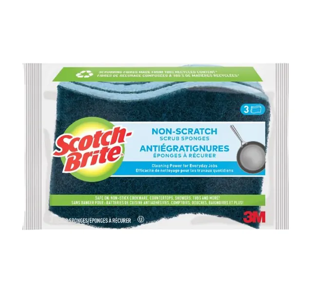 Scotch Brite Multi Purpose Non Scratch Scrub Sponges 3 Pcs