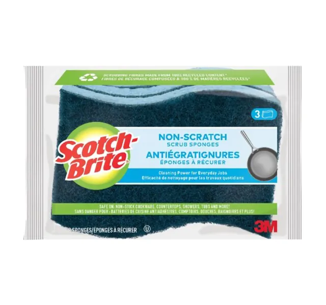Scotch Brite Multi Purpose Non Scratch Scrub Sponges 3 Pcs