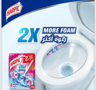 هاربيك أكتيف منظّف مراحيض فريش برائحة الزهور 35 جم