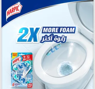 هاربيك أكتيف منظّف مراحيض فريش برائحة رذاذ البحر 35 جم