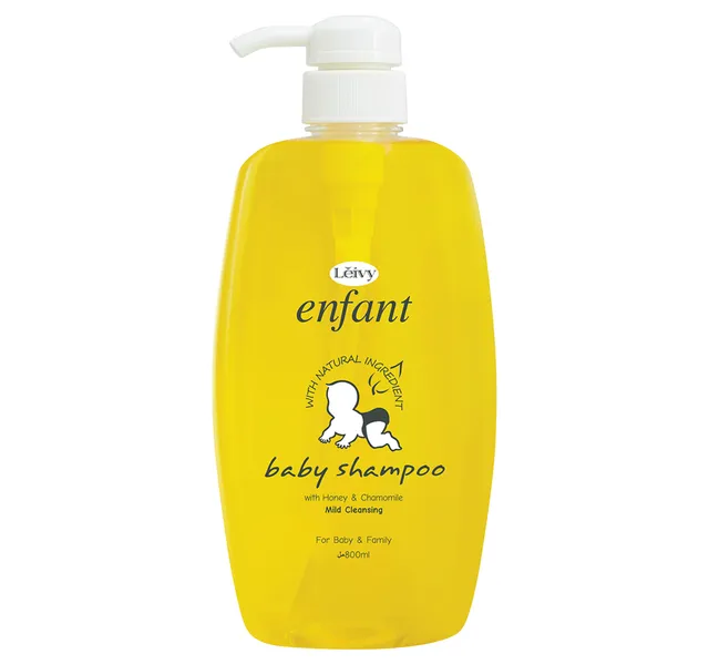 Leivy Enfant Baby Shampoo with Honey & Chamomile Mild Cleansing 800 ml