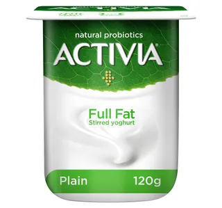 Activia Stirred Yoghurt Full Fat Plain 125 G