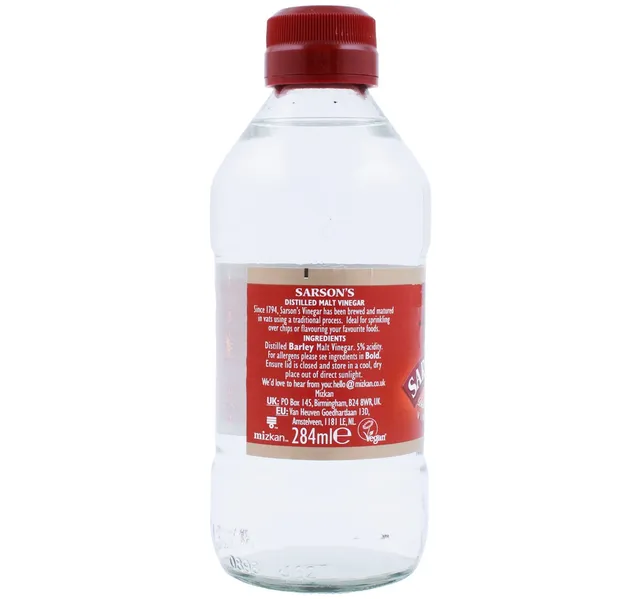 Sarson S Distilled Malt Vinegar 284 Ml