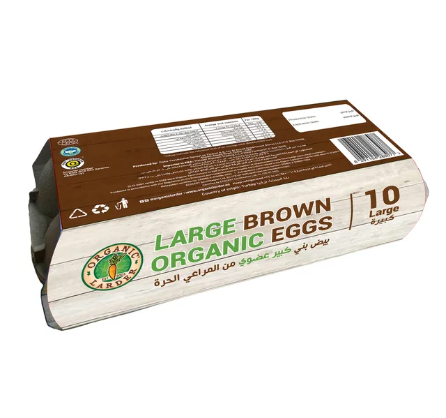 Organic Larder Brown Organic Eggs Large 10 pcs
