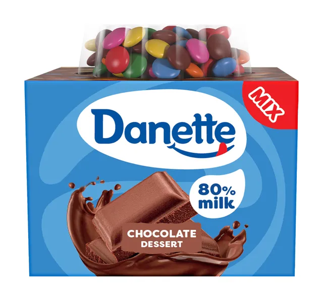 Danette Chocolate Dessert With Candy Bean