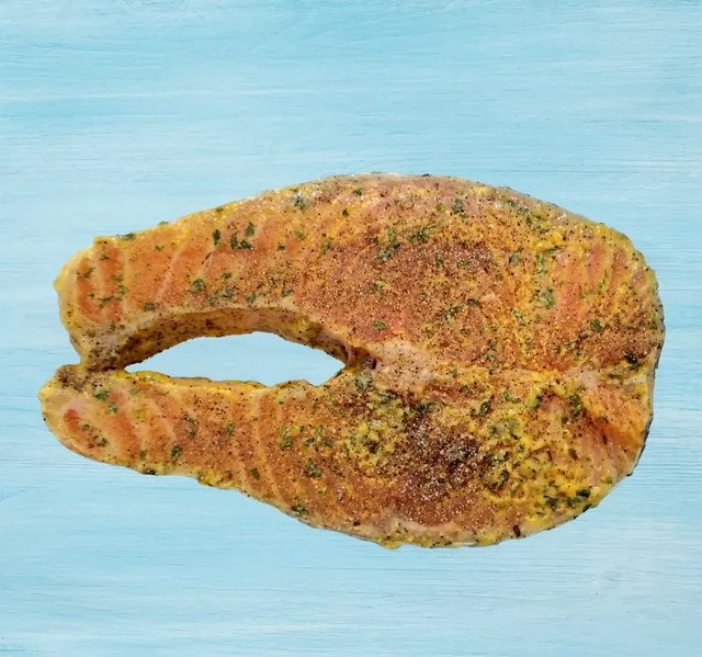 Salmon Steak With Pepper 350 G