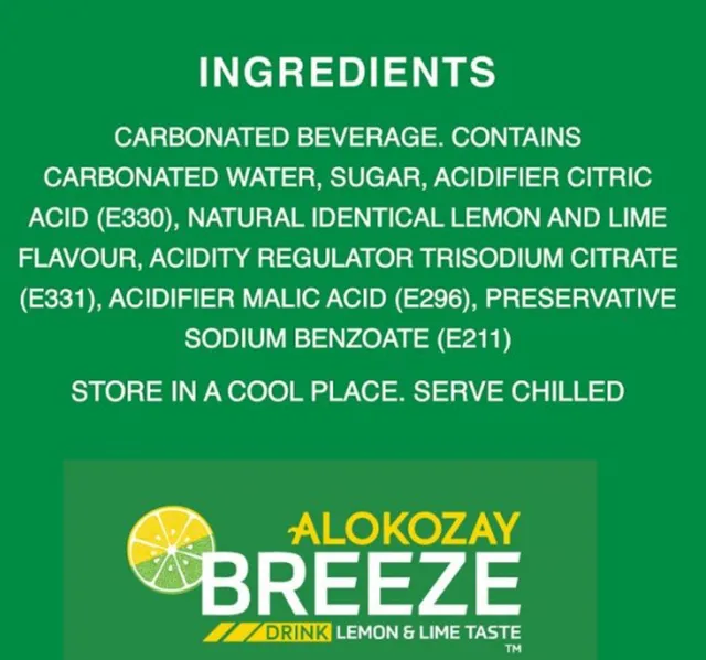 Alokozay Breeze Drink Caffeine Free Can 250 Ml
