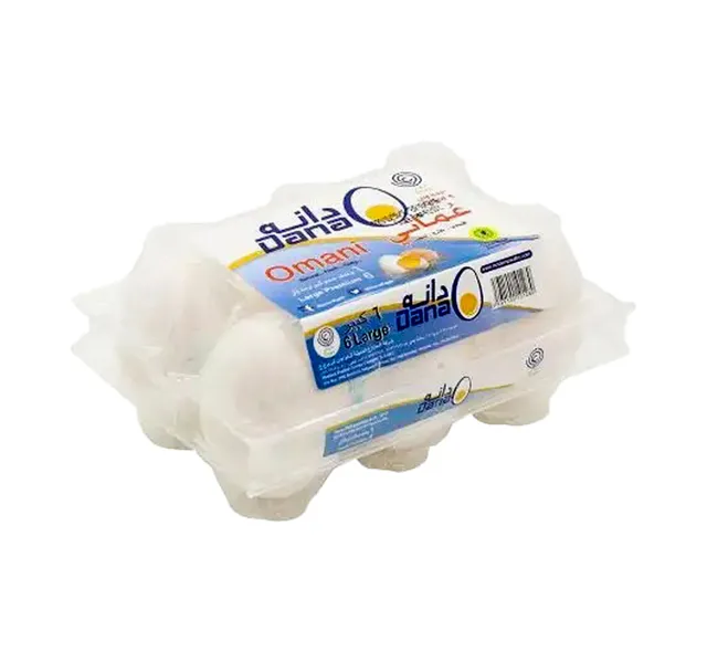 Dana White Eggs Large 6 pcs