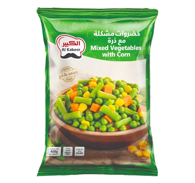 Al Kabeer Mixed Vegetables With Corn Value Pack 3 X 400 G