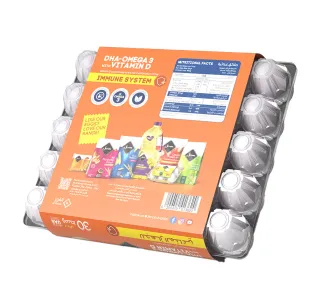 Jenan Dha Omega 3 With Vitamin D White Eggs Medium 30 Pcs