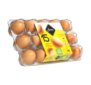 Jenan Brown Eggs Large 15 Pcs