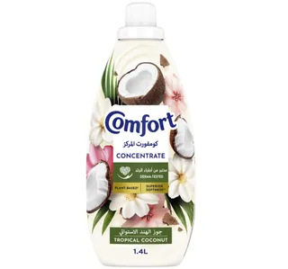 Comfort Concentrate Fabric Softener Tropical Coconut 1 4 Litres
