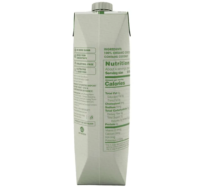Coco Xim Organic Pure Coconut Water 1 Litre