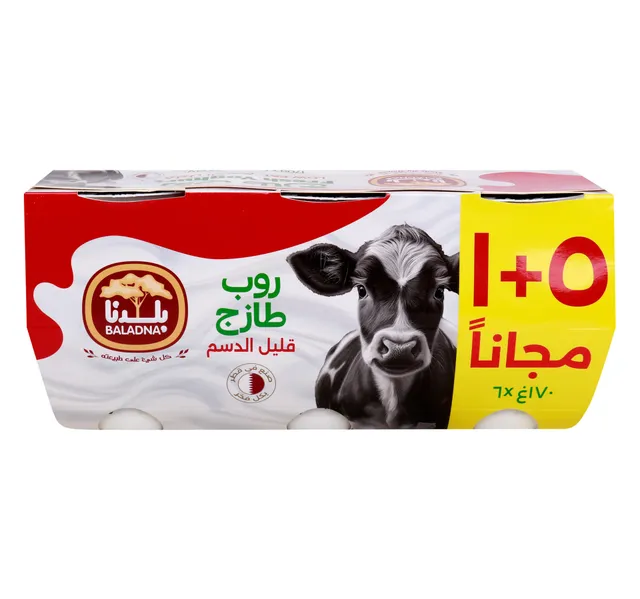 Baladna Low Fat Fresh Yoghurt 6 x 170 g