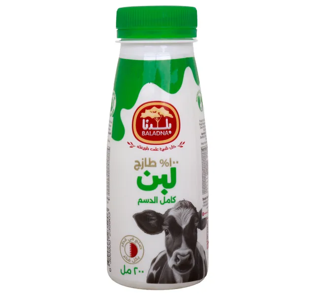 Baladna 100 Fresh Laban Full Fat 200 Ml