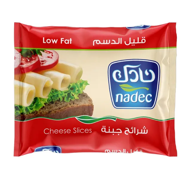Nadec Cheese Slices Low Fat 200 g 3+1