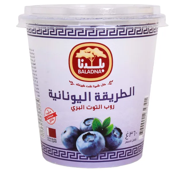 Baladna Greek Yogurt Blueberry 360 g