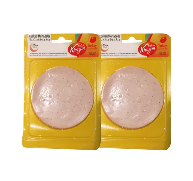 خزان مرتديلا ديك رومي شرائح 2 X 250 G