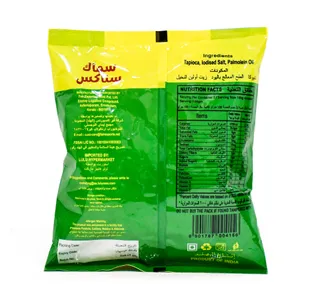 سماك سناكس رقائق تابيوكا سادة 100 جم