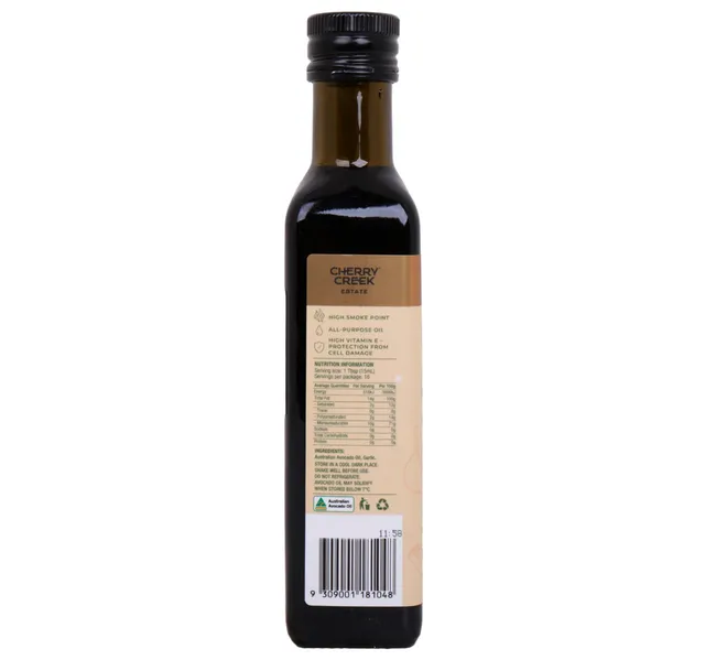 تشيري كريك إستيت زيت أفوكادو منقوع بالثوم 250 ml