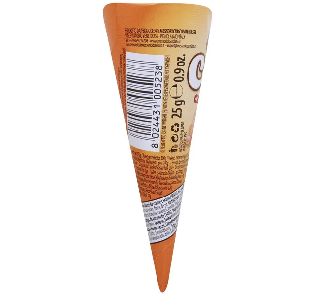 Messori Caramel Flavored Cone Snack 25 G