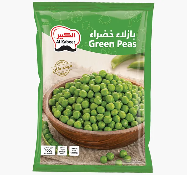 Al Kabeer Green Peas Value Pack 2 400 G