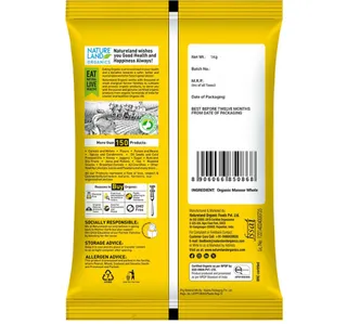 Natureland Organic Masur Split Washed 1 kg