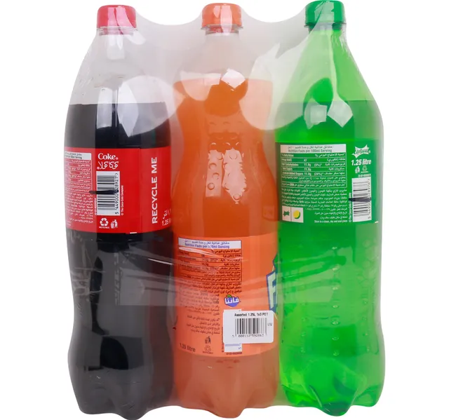 Coca Cola Carbonated Drinks Assorted 3 X 1 25 Litres