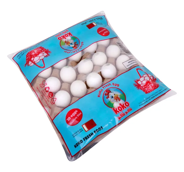 Koko Fresh White Eggs Medium 30 Pcs