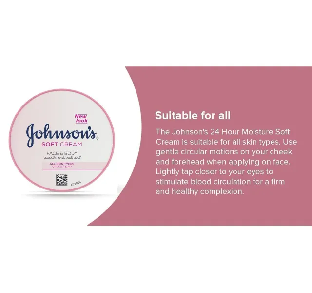 Johnson S Face Body Soft Cream 2 X 200 Ml