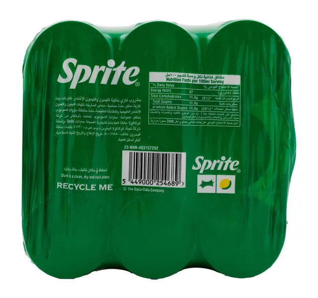 Sprite Lemon Lime Flavoured Can Value Pack 9 X 150 Ml