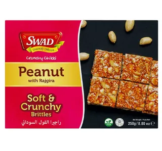 Swad Soft Crunchy Peanut With Rajgira Brittles 250 G